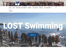 Tablet Screenshot of lostswimming.com